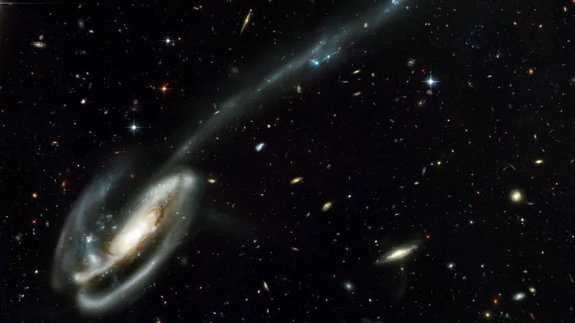 Галактика Головастик: уникальный космический объект с необычным хвостом